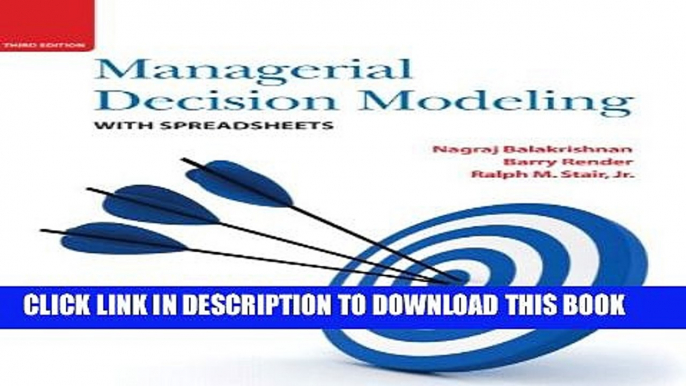 [PDF] Managerial Decision Modeling with Spreadsheets (3rd Edition) Popular Online