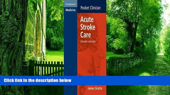 Big Deals  Acute Stroke Care (Cambridge Pocket Clinicians)  Best Seller Books Best Seller