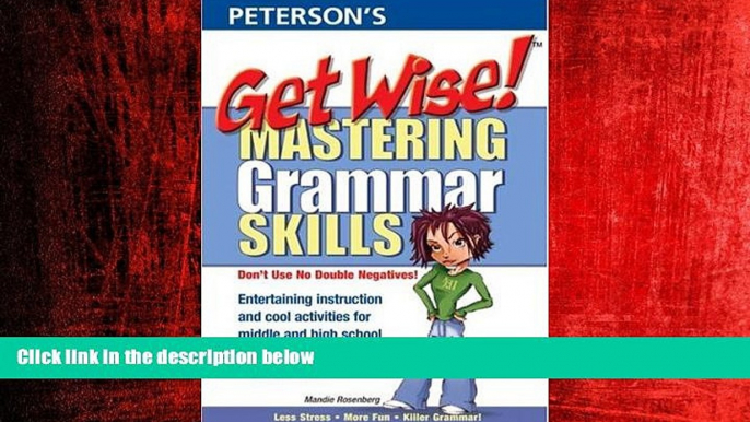 Online eBook Get Wise!  Mastering Grammar Skills 1E