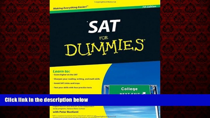 Choose Book SAT For Dummies