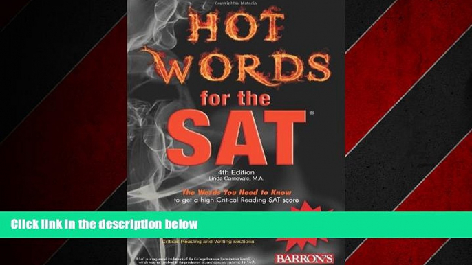 Popular Book Hot Words for the SAT (Barron s Hot Words for the SAT)