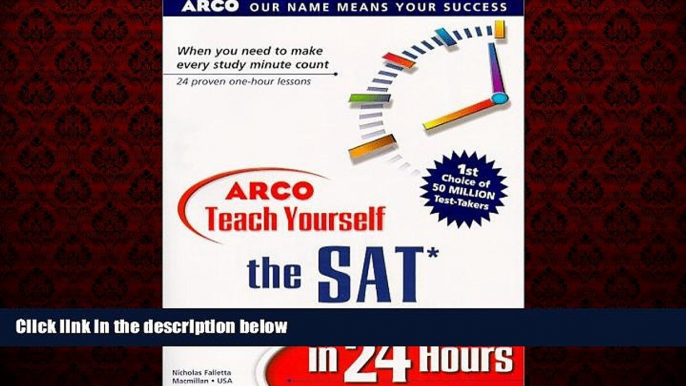 Online eBook Arco Teach Yourself the Sat in 24 Hours (Arcos Teach Yourself in 24 Hours Series)