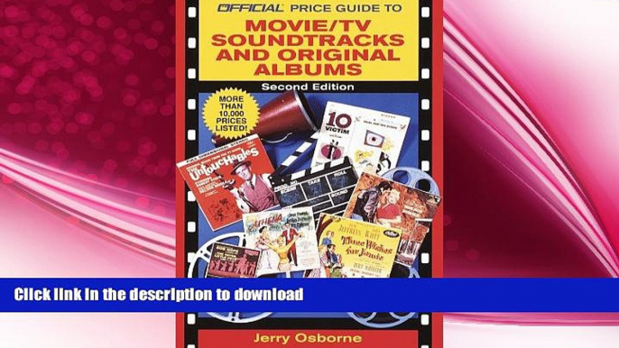 FAVORITE BOOK  Official Price Guide to Movie/TV Soundtracks and Original Cast Albums: 2nd