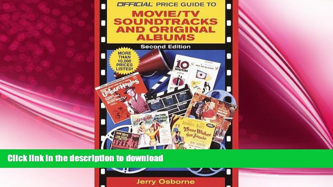 FAVORITE BOOK  Official Price Guide to Movie/TV Soundtracks and Original Cast Albums: 2nd Edition