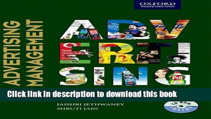 Read Advertising Management: With Cd  Ebook Free