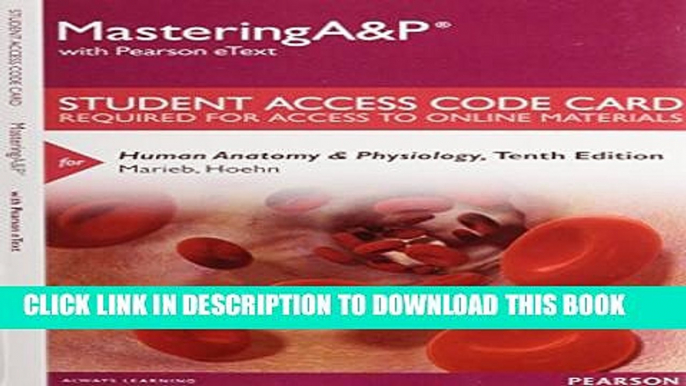 Collection Book MasteringA P with Pearson eText -- Standalone Access Card -- for Human Anatomy