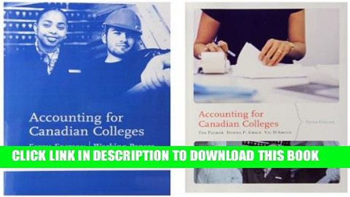 [PDF] Accounting for Canadian Colleges, Fifth Edition with Student Working Papers PKG Popular