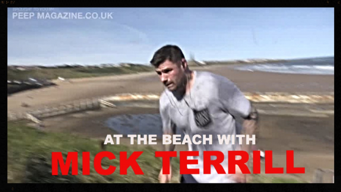 AT THE BEACH WITH MICHAEL TERRILL / PEEP MAGAZINE PRO COMBAT SPORTS