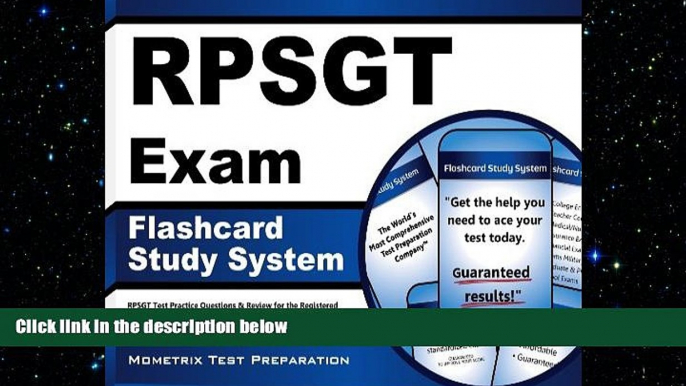 behold  RPSGT Exam Flashcard Study System: RPSGT Test Practice Questions   Review for the