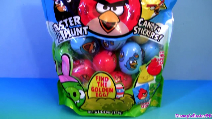 25 Angry Birds Surprise Eggs Easter Golden Egg Hunt Holiday Edition Epic Review by Funtoys