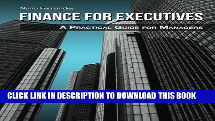 New Book Finance for Executives: A Practical Guide for Managers