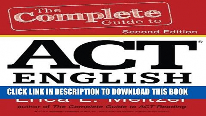 [PDF] The Complete Guide to ACT English, 2nd Edition Popular Colection