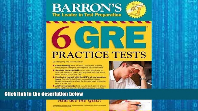 complete  Barron s 6 GRE Practice Tests, 2nd Edition