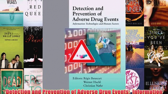 [PDF] Detection and Prevention of Adverse Drug Events:  Information Technologies and Human