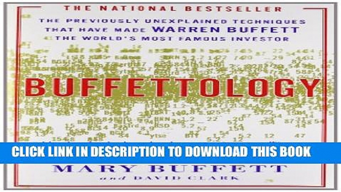 [PDF] Buffettology: The Previously Unexplained Techniques That Have Made Warren Buffett The Worlds