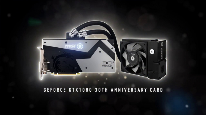 Presentación de la MSI GeForce GTX 1080 30th Anniversary