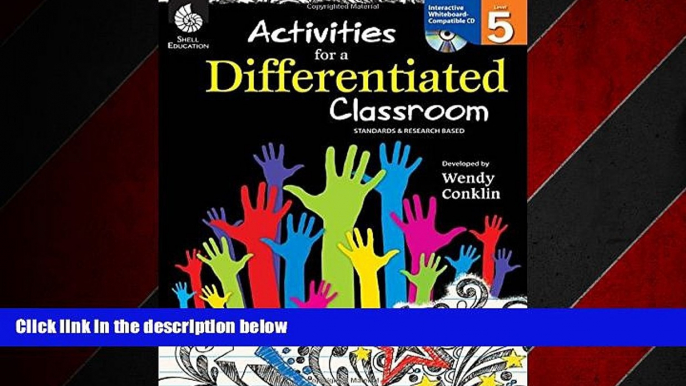 Choose Book Activities for a Differentiated Classroom - Grade 5