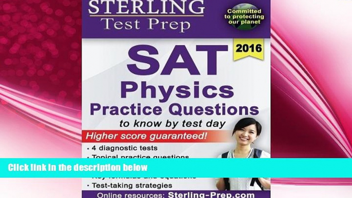 behold  Sterling Test Prep SAT Physics Practice Questions: High Yield SAT Physics Questions with