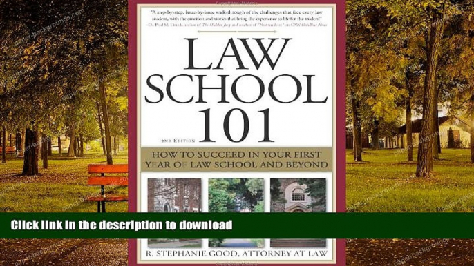 READ  Law School 101: How to Succeed in Your First Year of Law School and Beyond FULL ONLINE