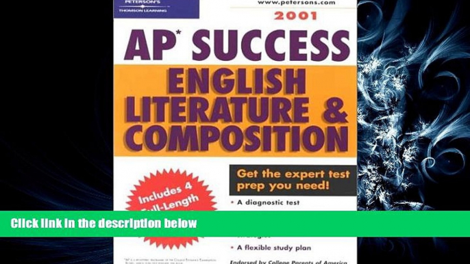 READ book  Peterson s 2001 Ap Success English Literature and Composition (Ap Success : English