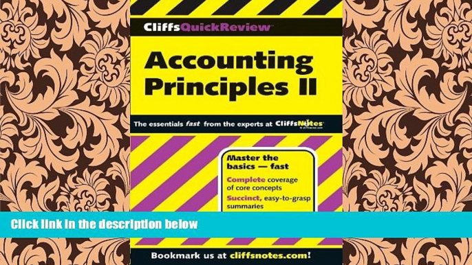 FREE DOWNLOAD  CliffsQuickReview Accounting Principles II (Cliffs Quick Review (Paperback)) (Bk.