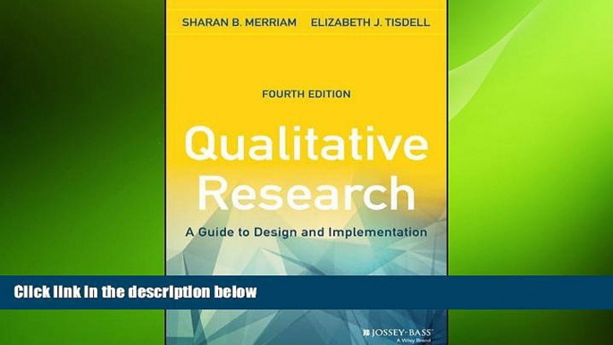 READ book  Qualitative Research: A Guide to Design and Implementation (JOSSEY-BASS HIGHER   ADULT