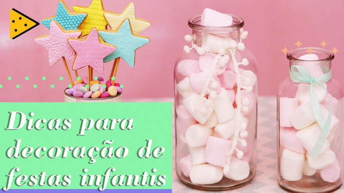 SUGESTÕES PARA INCREMENTAR A DECORAÇÃO DE UMA FESTA INFANTIL