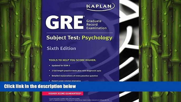 behold  GRE Subject Test: Psychology (Kaplan Test Prep)