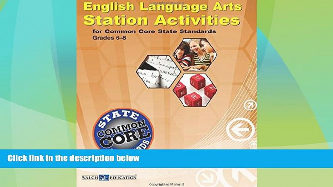 Big Deals  English Language Arts Station Activities for Common Core State Standards, Grades 6-8