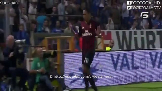 Sampdoria vs AC Milan 0-1 -All Goals & Highlights 2016