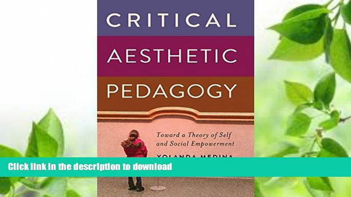 READ  Critical Aesthetic Pedagogy: Toward a Theory of Self and Social Empowerment (New Literacies