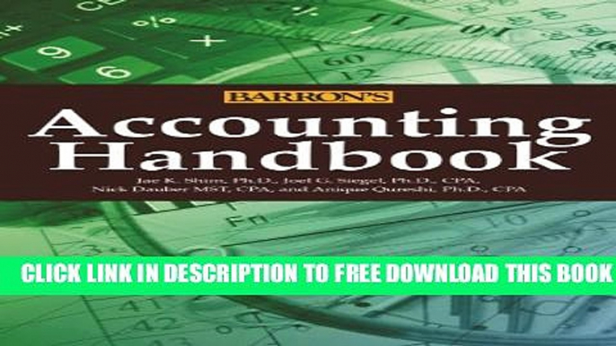 New Book Accounting Handbook (Barron s Accounting Handbook)