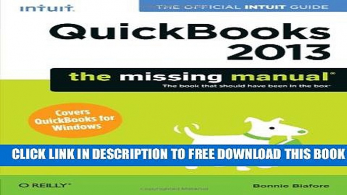 Collection Book QuickBooks 2013: The Missing Manual: The Official Intuit Guide to QuickBooks 2013