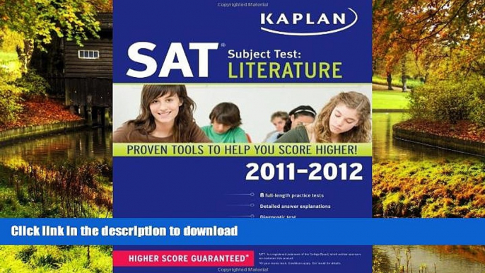 FAVORITE BOOK  Kaplan SAT Subject Test Literature 2011-2012 (Kaplan SAT Subject Tests: