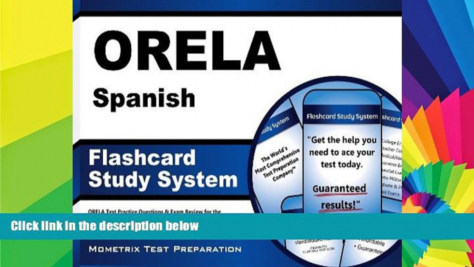 Big Deals  ORELA Spanish Flashcard Study System: ORELA Test Practice Questions   Exam Review for