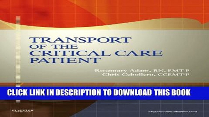 [PDF] Transport Of The Critical Care Patient Popular Colection