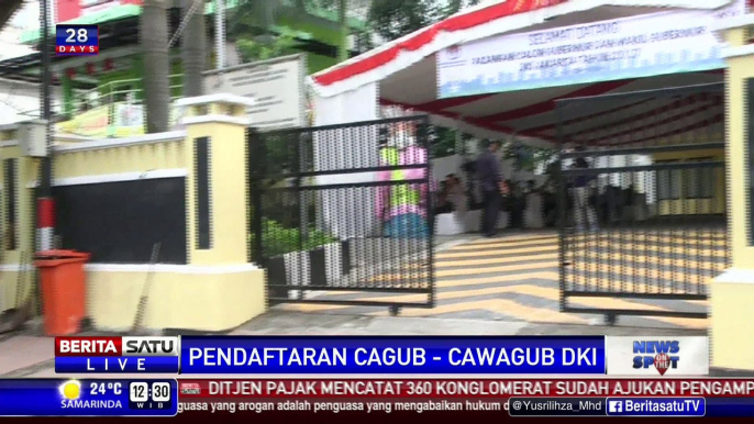 Hari Kedua, Pendaftaran Cagub dan Cawagub DKI Jakarta Sepi