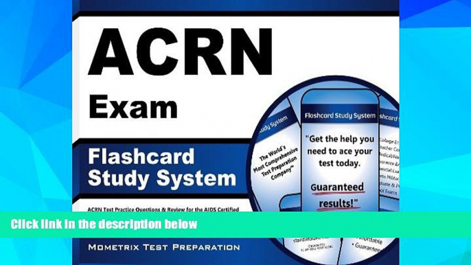 Big Deals  ACRN Exam Flashcard Study System: ACRN Test Practice Questions   Review for the AIDS