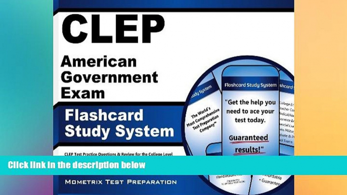 Big Deals  CLEP American Government Exam Flashcard Study System: CLEP Test Practice Questions