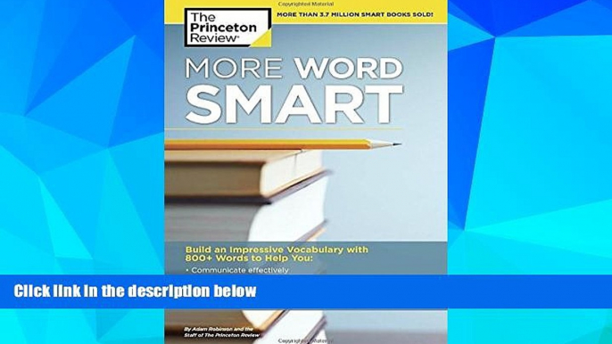 Big Deals  More Word Smart (Smart Guides)  Best Seller Books Best Seller