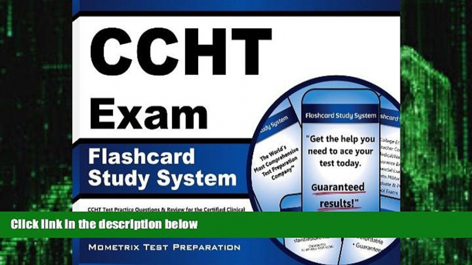 Big Deals  CCHT Exam Flashcard Study System: CCHT Test Practice Questions   Review for the