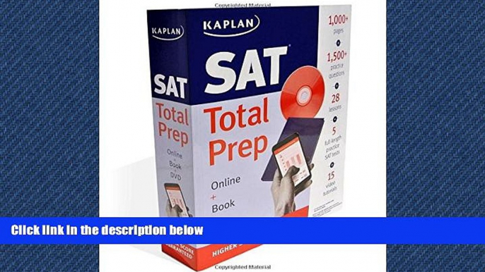 Online eBook SAT: Total Prep: Online + Book + DVD (Kaplan Test Prep)