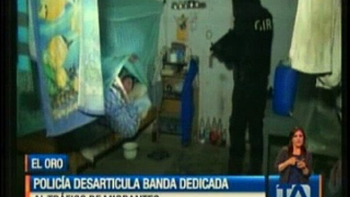 Policía desarticula banda dedicada al tráfico de migrantes