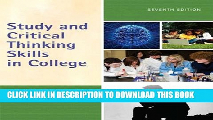 [PDF] Study and Critical Thinking Skills in College (7th Edition) Popular Colection