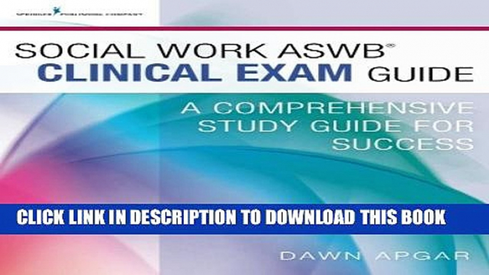 [PDF] Social Work ASWB Clinical Exam Guide: A Comprehensive Study Guide for Success Popular