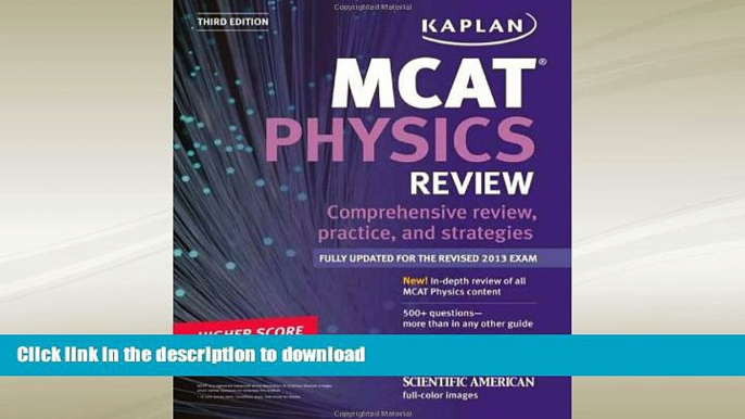 FAVORITE BOOK  Kaplan MCAT Physics Review Notes (Kaplan Test Prep)  PDF ONLINE