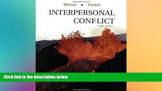 Big Deals  Interpersonal Conflict  Best Seller Books Most Wanted