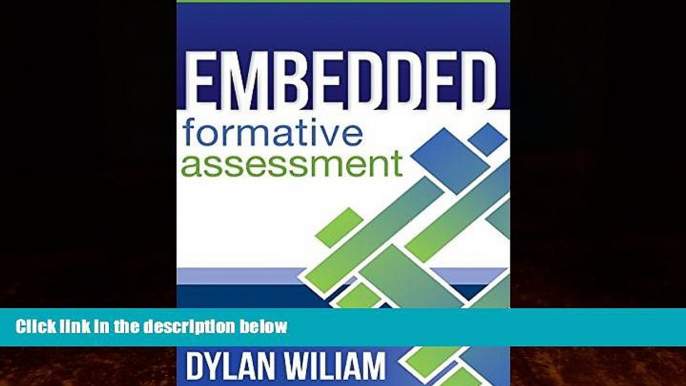 Big Deals  Embedded Formative Assessment - practical strategies and tools for K-12 teachers  Best