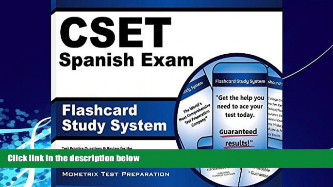 Big Deals  CSET Spanish Exam Flashcard Study System: CSET Test Practice Questions   Review for the