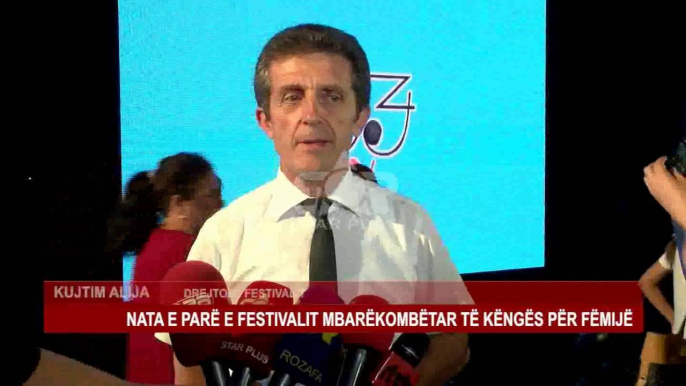 NATA E PARË E FESTIVALIT MBARËKOMBËTAR TË KËNGËS PËR FËMIJË